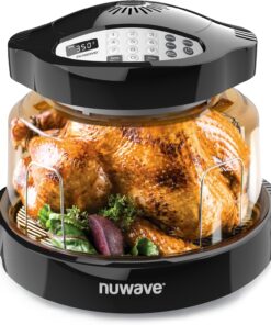 Nuwave Pro Plus 2 Infra-Red Oven, Countertop, Convection, Cook Fresh or Frozen, No Defrosting or Preheating, Cook Healthy, 360 Surround Heat, Adjustable Temps, 100 Presets, 50 Memory, Tough Power Dome