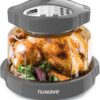 Nuwave Pro Plus 2 Infra-Red Oven, Countertop, Convection, Cook Fresh or Frozen, No Defrosting or Preheating, Cook Healthy, 360 Surround Heat, Adjustable Temps, 100 Presets, 50 Memory, Tough Power Dome, Cool Gray