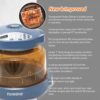 Nuwave Pro Plus 2 Infra-Red Oven, Countertop, Convection, Cook Fresh or Frozen, No Defrosting or Preheating, Cook Healthy, 360 Surround Heat, Adjustable Temps, 100 Presets, 50 Memory, Tough Power Dome, Cozy Blue
