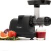 Omega Cold Press Juicer Machine, All-in-One Nutrition System for Vegetable and Fruit Juice, Nut Butter, Baby Food, Pasta and Sorbets, Triple-Stage 80-RPM Slow Masticating Juicer, 200-Watts, Black Omega Cold Press Juicer Machine, All-in-One Nutrition System for Vegetable and Fruit Juice, Nut Butter, Baby Food, Pasta and Sorbets, Triple-Stage 80-RPM Slow Masticating Juicer, 200-Watts, Black