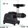 Omega Cold Press Juicer Machine, All-in-One Nutrition System for Vegetable and Fruit Juice, Nut Butter, Baby Food, Pasta and Sorbets, Triple-Stage 80-RPM Slow Masticating Juicer, 200-Watts, Black Omega Cold Press Juicer Machine, All-in-One Nutrition System for Vegetable and Fruit Juice, Nut Butter, Baby Food, Pasta and Sorbets, Triple-Stage 80-RPM Slow Masticating Juicer, 200-Watts, Black