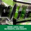 Omega Cold Press Juicer Machine, All-in-One Nutrition System for Vegetable and Fruit Juice, Nut Butter, Baby Food, Pasta and Sorbets, Triple-Stage 80-RPM Slow Masticating Juicer, 200-Watts, Black Omega Cold Press Juicer Machine, All-in-One Nutrition System for Vegetable and Fruit Juice, Nut Butter, Baby Food, Pasta and Sorbets, Triple-Stage 80-RPM Slow Masticating Juicer, 200-Watts, Black