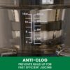 Omega Juicer Cold Press Vertical 43 RPM Slow Masticating Compact Juice Extractor for Fruits and Vegetables Quiet Operation with 3 Stage Auger Automatic Pulp Ejection and No-Drip Tap, 150-Watts, Red