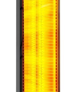 Outdoor Electric Patio Heater, Haimmy 34- inch Outdoor Electric Patio Heater, 1500W Instant Heating, 3 Heat Levels, Tip-Over & Overheat Protection, IPX5 Waterproof Tower Space Heater