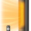 PELONIS Oscillating Ceramic Tower Indoor Space Heater for Home with Oscillation, Programmable Thermostat & ECO Mode, 12H Timer & Remote Control, Safety Protection, 23 Inches, 1500W, PHF15RSAPH23