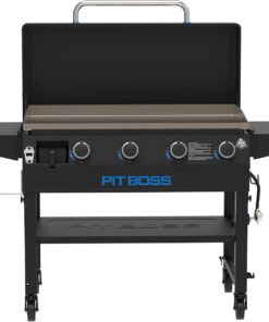 Pit Boss 10963 4-Burner Gas Griddle, Black