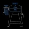 Pit Boss 700FB2 Pellet Grill - Matte Black - PB700FB2