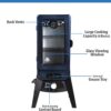 Pit Boss Grills PBV3A1 Electric Smoker, Blue Hammertone, 684 sq inches