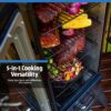 Pit Boss Grills PBV3A1 Electric Smoker, Blue Hammertone, 684 sq inches