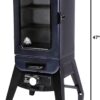 Pit Boss Grills PBV3A1 Electric Smoker, Blue Hammertone, 684 sq inches