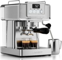 SUMSATY EM3208 Espresso Machine 20 Bar, Stainless Steel Espresso Maker Professional Coffee Maker 1.8L Water Tank