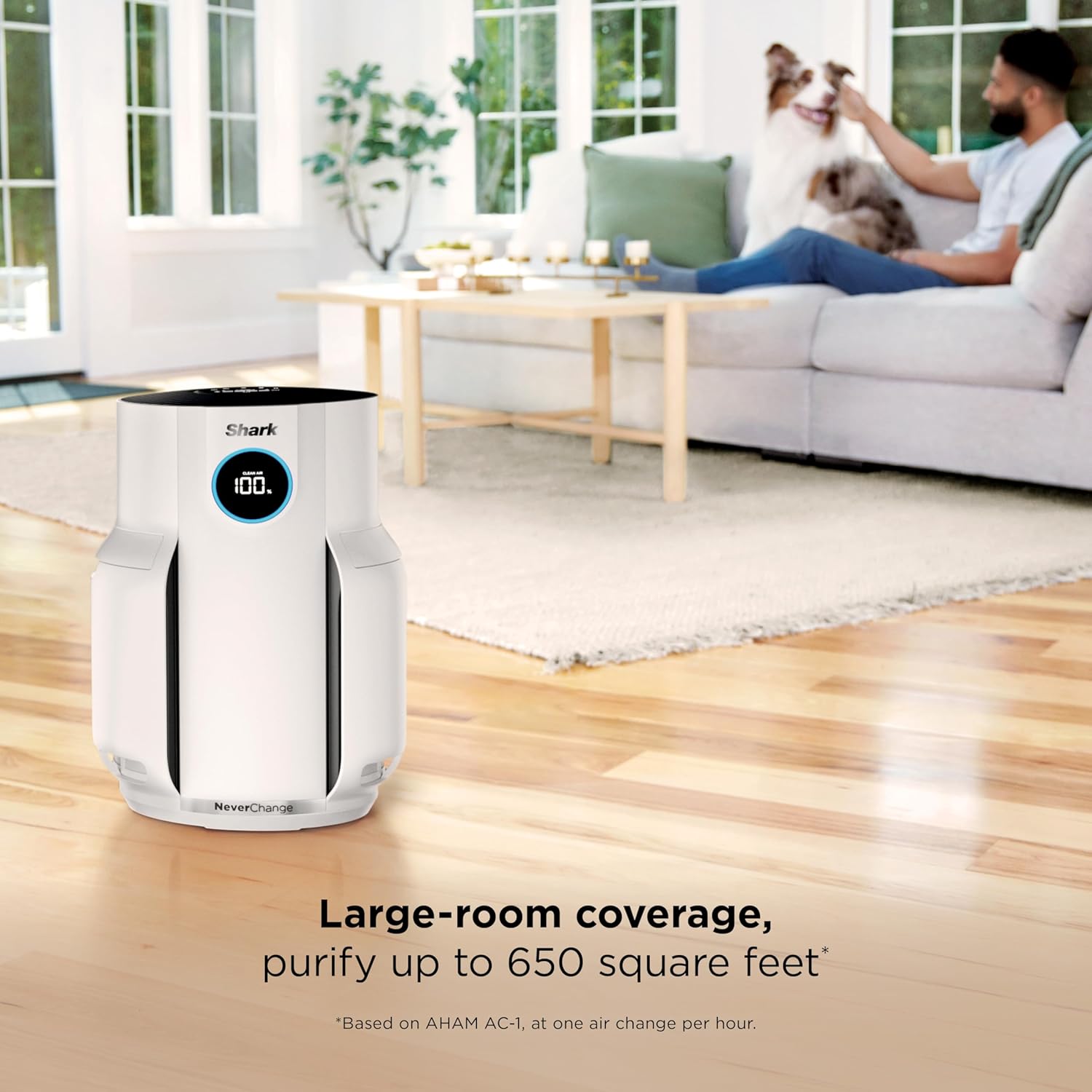 Shark Air Purifier for Home, NeverChange, for Large Room, Bedroom, Home Office, HEPA-Exceeding Filter, Captures Pollutants, Pet Dander, Dust, Odor, Smoke, and More, HP153, White3 Shark Air Purifier for Home, NeverChange, for Large Room, Bedroom, Home Office, HEPA-Exceeding Filter, Captures Pollutants, Pet Dander, Dust, Odor, Smoke, and More, HP153, White
