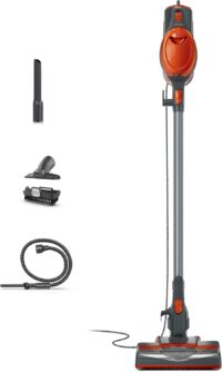 Shark HV302 Rocket Pet Corded Stick Vacuum, Lightweight with Swivel Steering for Carpets & Hard Floors, Orange
