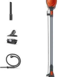 Shark HV302 Rocket Pet Corded Stick Vacuum, Lightweight with Swivel Steering for Carpets & Hard Floors, Orange