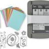 Sizzix Big Shot Machine with Starter Kit, 6" Die-Cutting and Embossing Machine with Cutting Dies, Embossing Folder and Cardstock
