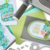 Sizzix Big Shot Machine with Starter Kit, 6" Die-Cutting and Embossing Machine with Cutting Dies, Embossing Folder and Cardstock