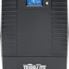 Tripp Lite 700VA UPS Battery Backup Surge Protector, Line Interactive UPS, Avr, 6 NEMA 5-15R Outlets, NEMA 5-15P Plug, 120V UPS, USB, Tower (OMNI700LCDT) Black