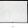 UniFlame, S-1075, Large Wrought Iron Spark Guard Fireplace Screen (50" Wide x 35" Tall)