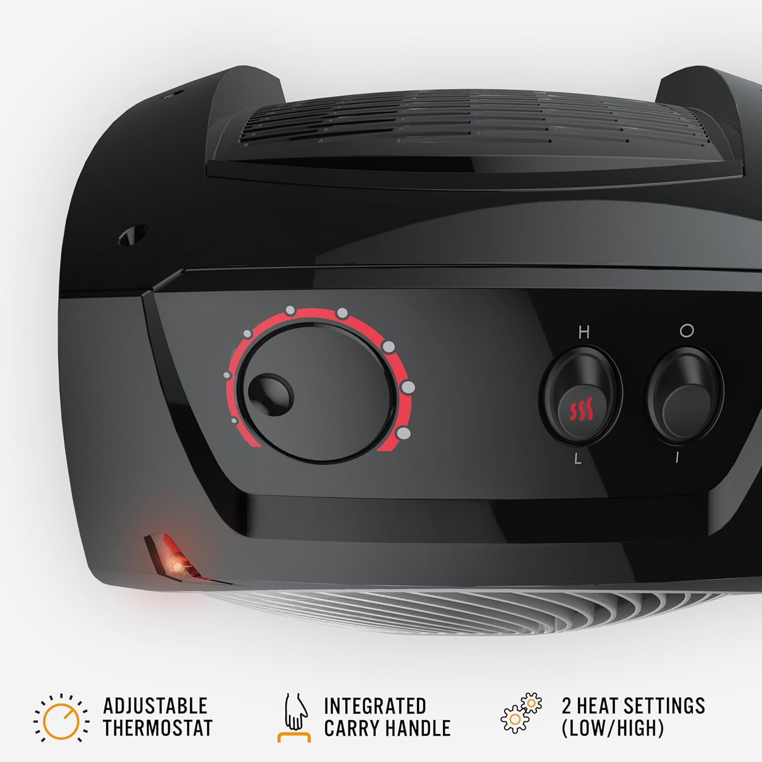 Vornado VH10 (2025) Space Heater for Indoor Use, Adjustable Thermostat, 2 Speeds, Advanced Safety Features, Integrated Carry Handle, Large Heater for Bedroom and Living Room, Quiet Heater, Black1 Vornado VH10 (2025) Space Heater for Indoor Use, Adjustable Thermostat, 2 Speeds, Advanced Safety Features, Integrated Carry Handle, Large Heater for Bedroom and Living Room, Quiet Heater, Black