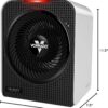 Vornado Velocity 5 Whole Room Space Heater with Auto Climate Control, Timer, and Safety Features, White, Large