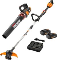 WORX 40V 13" Cordless String Trimmer/Edger + Leaf Blower Combo Kit, Batteries & Charger Included WG927