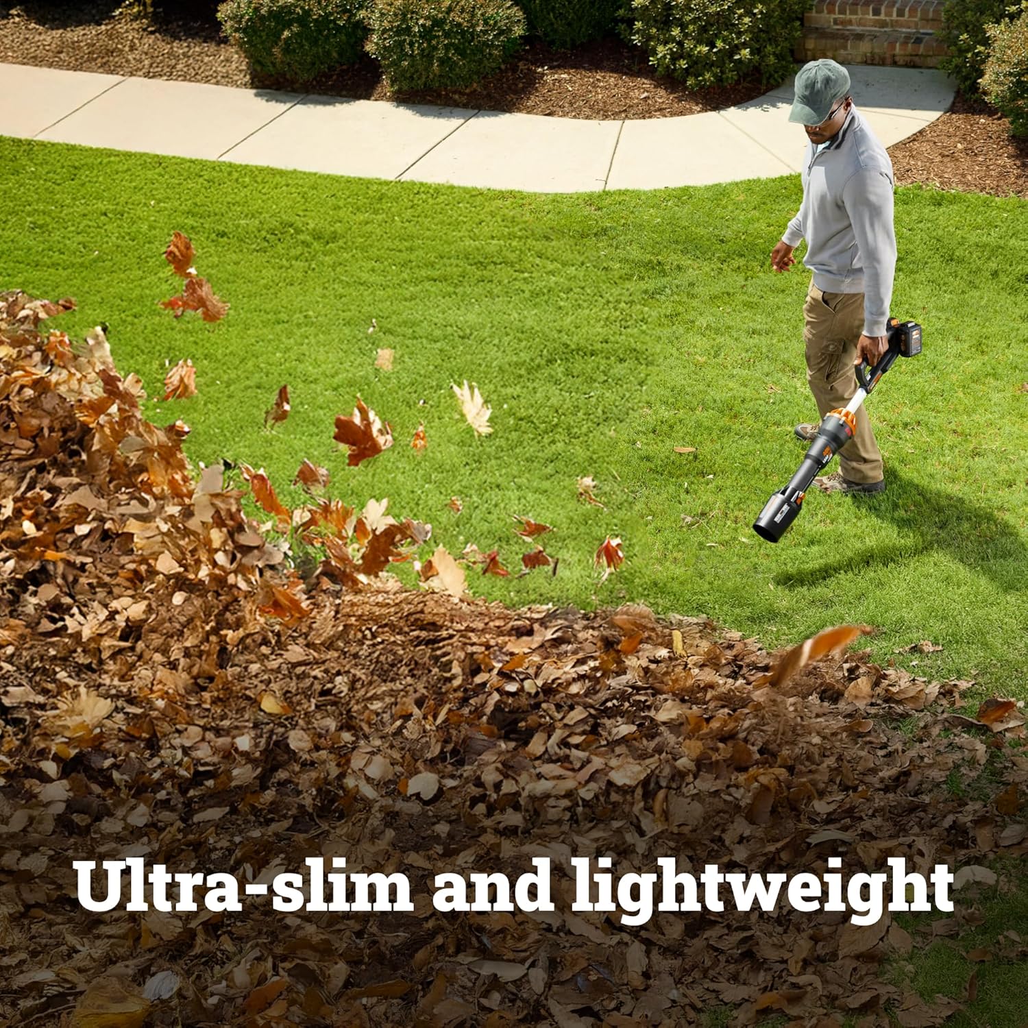 WORX Nitro WG585 40V Cordless Leaf Blower, Electric Blower with 620CFM & 165MPH, Blowers for Lawn Care with Brushless Motor & 3 Speed Control, 2 Batteries & Charger Included6 WORX Nitro WG585 40V Cordless Leaf Blower, Electric Blower with 620CFM & 165MPH, Blowers for Lawn Care with Brushless Motor & 3 Speed Control, 2 Batteries & Charger Included
