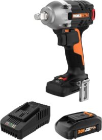 WORX Nitro WX272L 20V Power Share 1/2" Cordless Impact Wrench with Brushless Motor