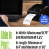 Westinghouse Thermal Shipping Label Printer USB, 4x6 Label Commercial Grade, Compatible with USPS, UPS, FedEx, eBay, Shopify, Amazon, & More, Desktop Label Printer for Packages, Includes Sample Labels