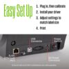 Westinghouse Thermal Shipping Label Printer USB, 4x6 Label Commercial Grade, Compatible with USPS, UPS, FedEx, eBay, Shopify, Amazon, & More, Desktop Label Printer for Packages, Includes Sample Labels