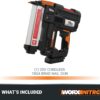 Worx Nitro 20V 18GA Brad Nailer Cordless Fires 80 Nails Per Minute, Cordless Nail Gun Anti-Ejection, Nail Gun Battery Powered Tool-Free Jam Release WX842L.9 Power Share – Tool only Worx Nitro 20V 18GA Brad Nailer Cordless Fires 80 Nails Per Minute, Cordless Nail Gun Anti-Ejection, Nail Gun Battery Powered Tool-Free Jam Release WX842L.9 Power Share – Tool only