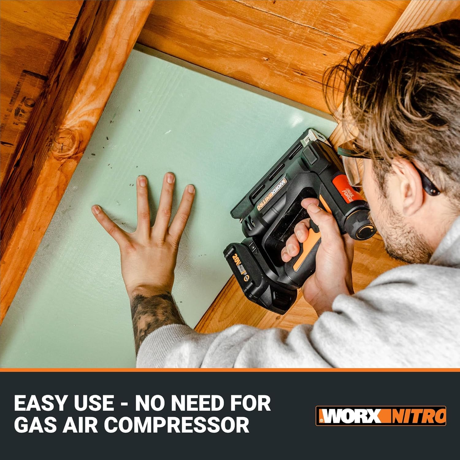 Worx Nitro WX843L 20V Power Share 3 8 Cordless Crown Stapler13 Worx Nitro WX843L 20V Power Share 3/8" Cordless Crown Stapler