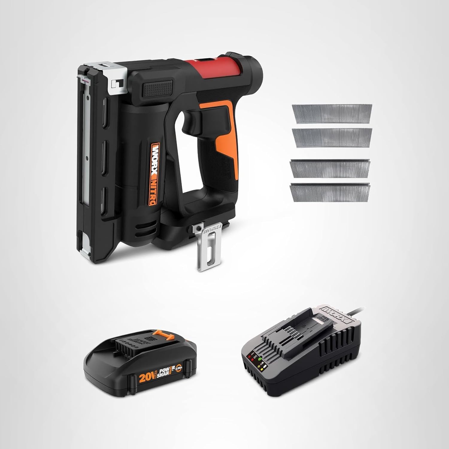 Worx Nitro WX843L 20V Power Share 3 8 Cordless Crown Stapler26 Worx Nitro WX843L 20V Power Share 3/8" Cordless Crown Stapler