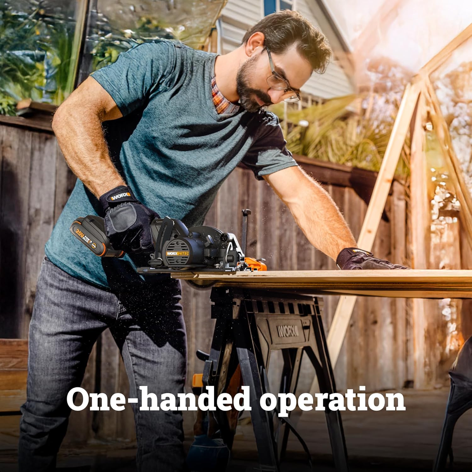 Worx WX531L 20V WORXSAW 4.5 Cordless Compact Circular Saw6 Worx WX531L 20V WORXSAW 4.5" Cordless Compact Circular Saw