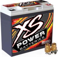 XS Power S680 1000 Amp AGM Racing Battery with 586 & M6 Terminal Hardware - 12 Volt 20Ah 370CA Deep Cycle AGM Powercell for Performance Race Cars