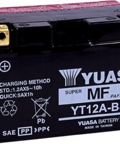 Yuasa YUAM32ABS YT12A-BS Battery, Multi-Colored