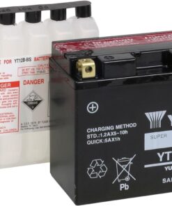 Yuasa YUAM6212B YT12B-BS Maintenance Free AGM Battery with Acid pack