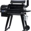 Z GRILLS ZPG-450A Wood Pellet Grill & Smoker with PID V2.1 Controller, 459 Sq in Cook Area, Meat Probe, Foldable Shelf, 8 in 1 BBQ Grill Outdoor Auto Temperature Control, Black