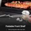 Z GRILLS ZPG-450A2 Wood Pellet Grill & Smoker, PID V2.1 Controller, 459 Sq in Cook Area, Foldable Shelf, Meat Probe, Rain Cover, 8 in 1 BBQ Grill Outdoor Auto Temperature Control, Bronze