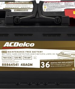 ACDelco Gold 48AGM (88864541) 36 Month Warranty AGM BCI Group 48 Battery