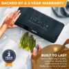 Anova Culinary Precision Vacuum Sealer Pro, Includes Large Bag Roll (19ft), Wet & Dry Dual Food Vacuum Sealer Machine for Sous Vide and Long-Term Storage, 2-Year Warranty