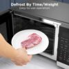 BLACK+DECKER 5-in-1 Microwave Oven with Air Fry, Combi, Bake, Roast, and Convection Cooking, 0.9 cu. ft. Countertop Microwave, Stainless Steel, 900 Watts, Child-Lock, ES9P032NA