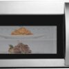 BLACK+DECKER EM044KB19 Over The Range Microwave Oven with One Touch, 1000 Watts, 400 CFM and Auto Cooking, OTR 1.9 Cu.ft