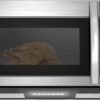 BLACK+DECKER Over the Range Microwave Oven with Vent and One-Touch Auto Cooking, 1.7 cu. ft. OTR Over Stove Microwave, Stainless Steel, 1000 Watts, EM044K6CE-SS