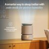 BLUEAIR Room Humidifier - DreamWell - 48Hr Top-Fill Mist-Free InvisibleMist Technology Aroma Stone for Essential Oils and Soothing Mood Lighting - Quiet Operation for Bedroom and Home Use, Beige