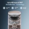 BLUEAIR Room Humidifier - DreamWell - 48Hr Top-Fill Mist-Free InvisibleMist Technology Aroma Stone for Essential Oils and Soothing Mood Lighting - Quiet Operation for Bedroom and Home Use, Beige