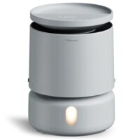 BLUEAIR Room Humidifier - DreamWell - 48Hr Top-Fill Mist-Free InvisibleMist Technology Aroma Stone for Essential Oils and Soothing Mood Lighting - Quiet Operation for Bedroom and Home Use, Grey