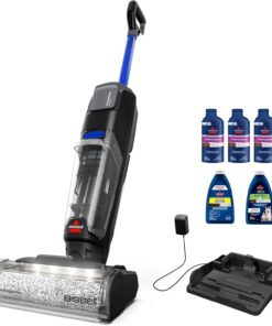 Bissell Crosswave Cordless Plus, Wet Dy Vacuum w/FurFinder Headlights + Super Concentrate Multi Surface Formula for Sealed Hard Surfaces and Area Rugs