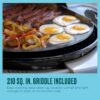 Bistro Pro Electric Grill & Griddle + Charcoal Mode, Black - 25302145