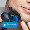Braun Electric Shaver for Men, Series 5 5150cs, Wet & Dry Razor, Turbo Shaving Mode, Foil Shaver, with Beard Trimmer, Body Groomer and Charging Stand, Blue, Holiday Gifts for Men