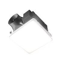 Broan 0.6-Sone 110-CFM White Lighted Bathroom Fan (ENERGY STAR Certified)